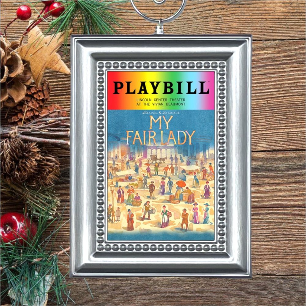 My Fair Lady Broadway Musical Playbill Christmas Tree Ornament